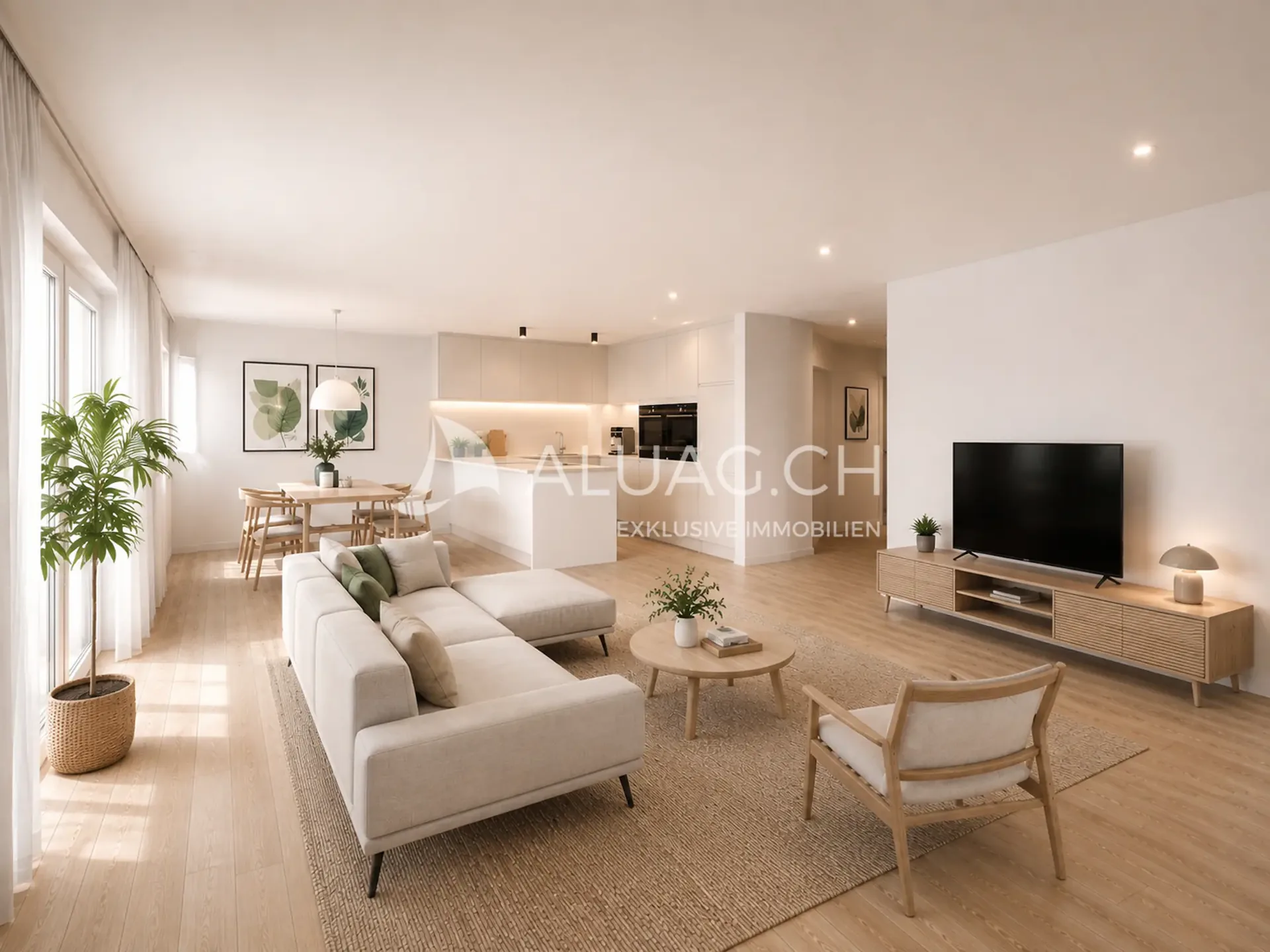 4.5 PIÈCES APPARTEMENT AU REZ-DE-CHAUSSEE