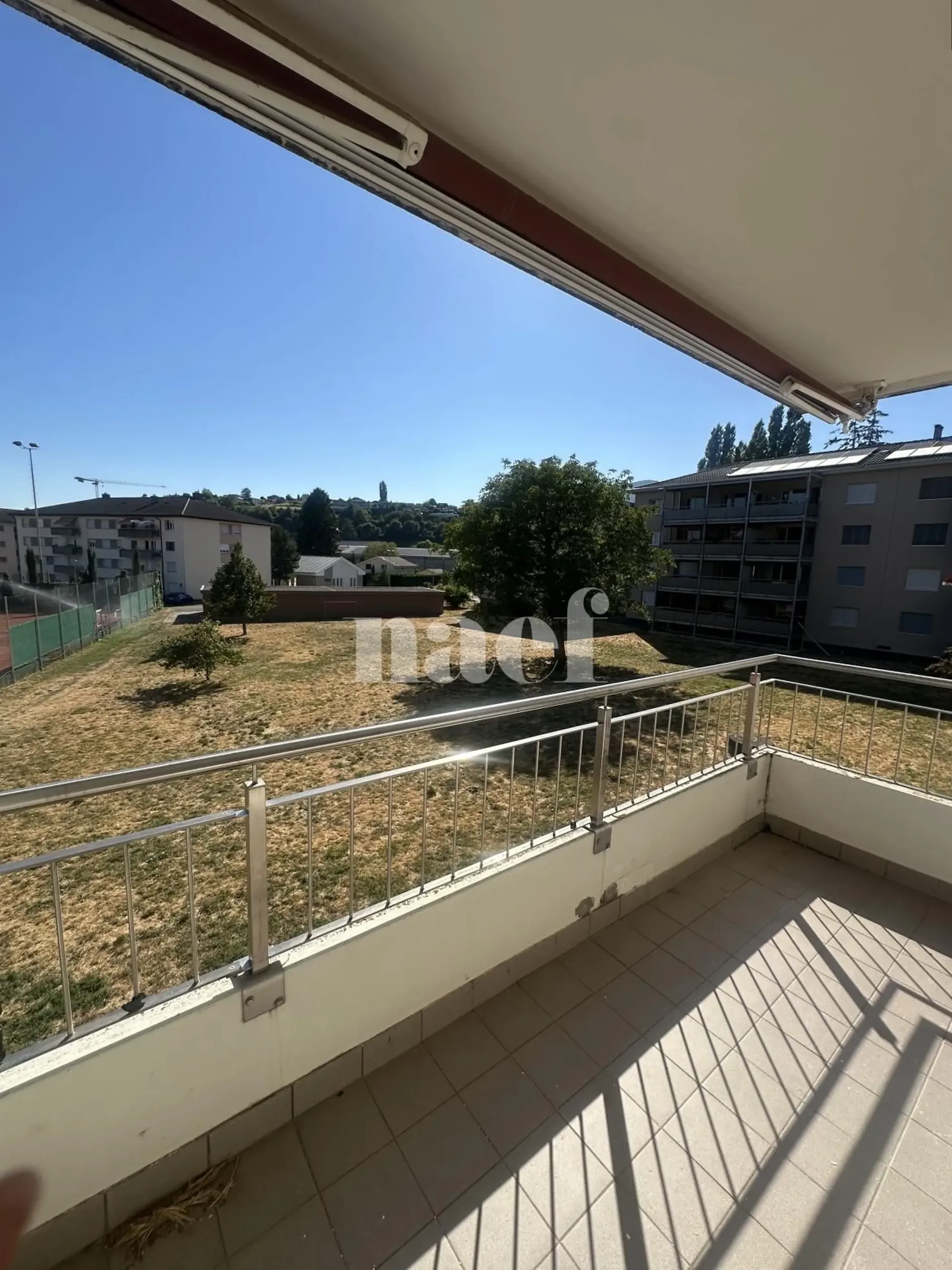 Apartment with exit