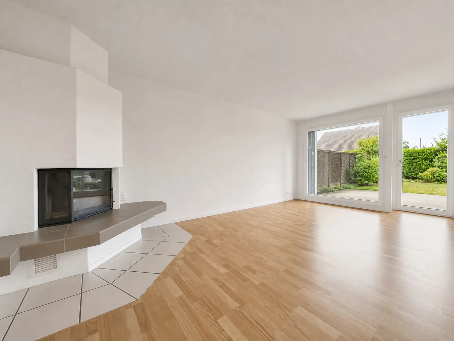 Family-friendly and spacious with garden and underground parking