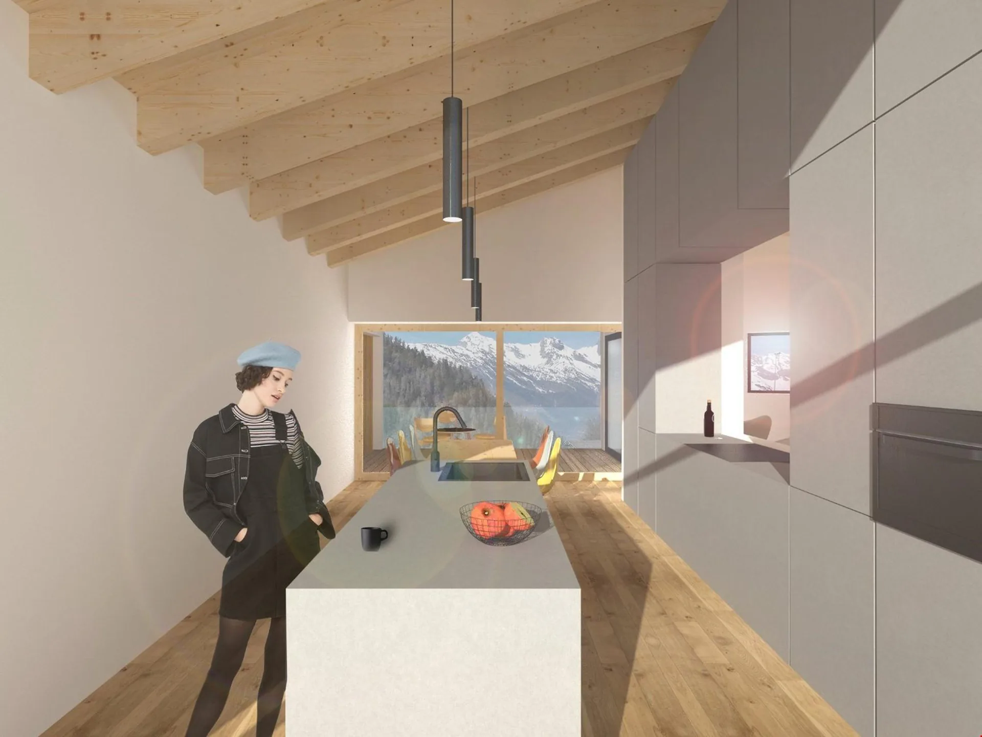 Top floor: New duplex with large terrace
