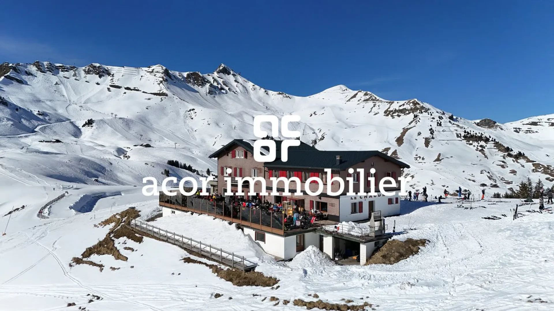 Champéry - Skihotel-Restaurant "Refuge le Chaudron" direkt am Skilift