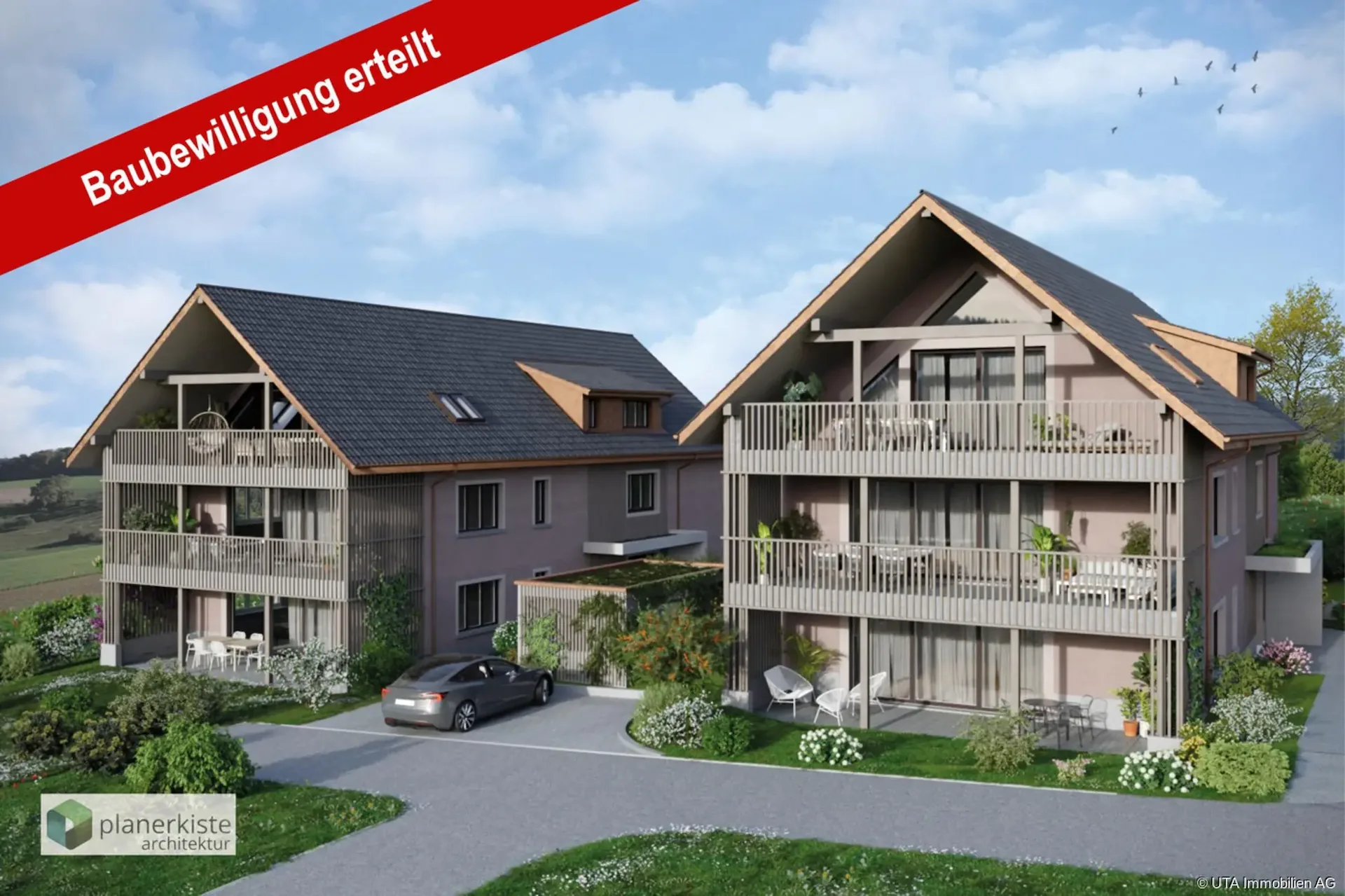 Appartements neufs attractifs dans un environnement vert