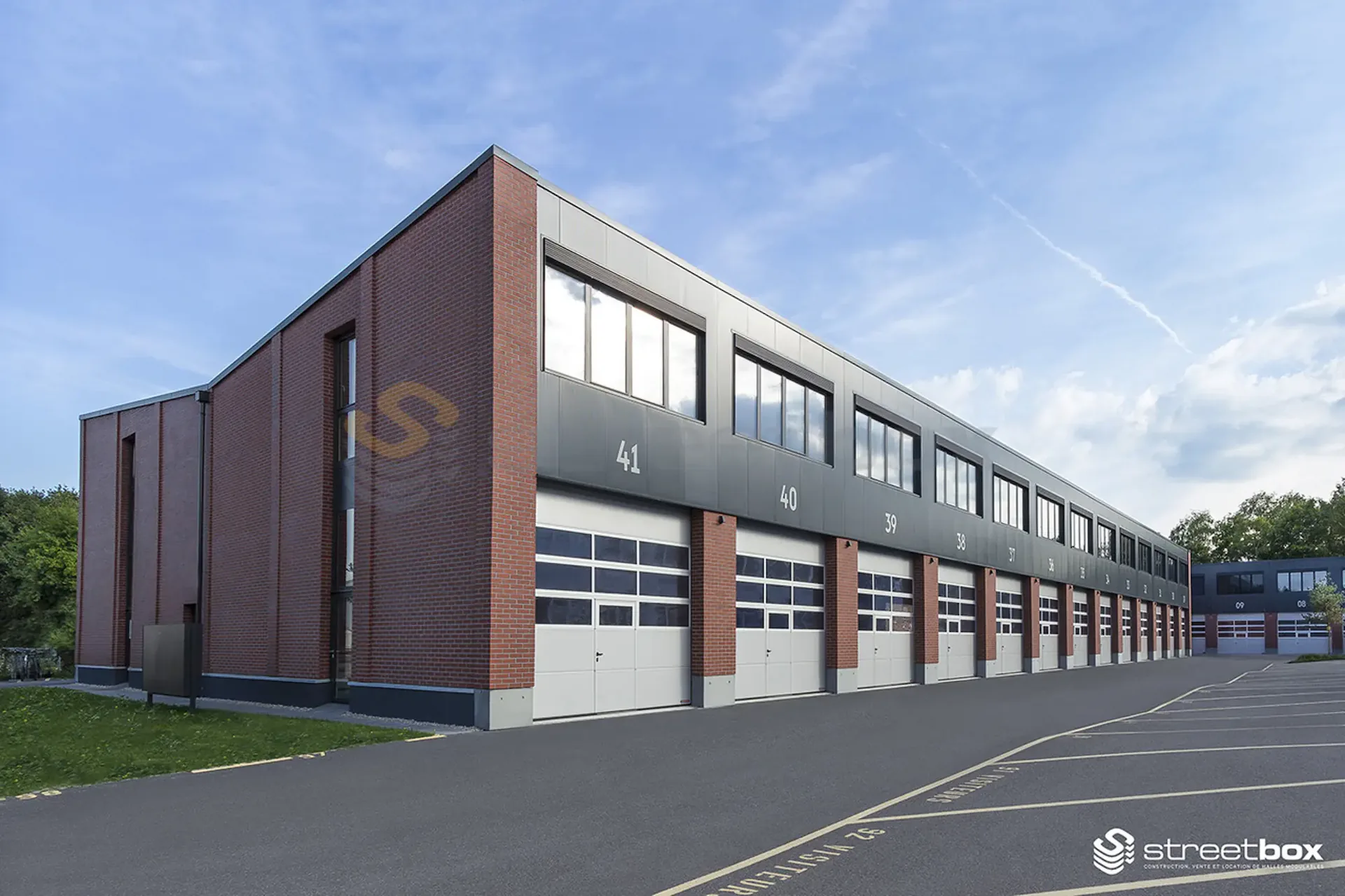Rental of 120 m2 on the first floor - Box number 134 and 135