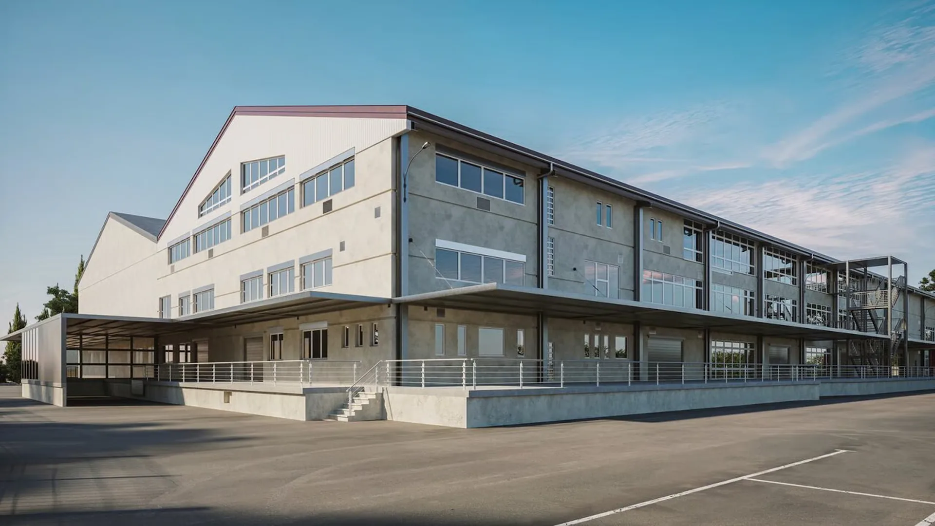 Warehouse of 4420 m² for rent - Onnens