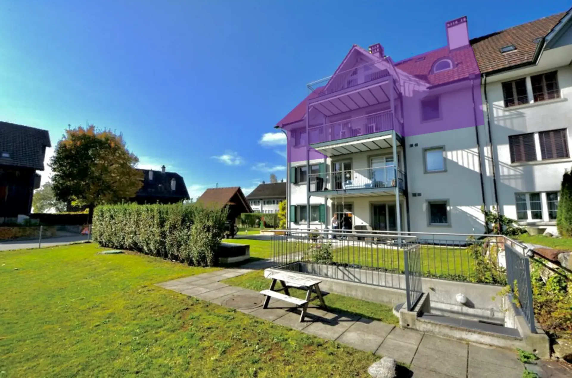 5.5-Zimmer-Dachmaisonettewohnung: grosszügige Wohnoase mit Stil, Charme und Charakter!