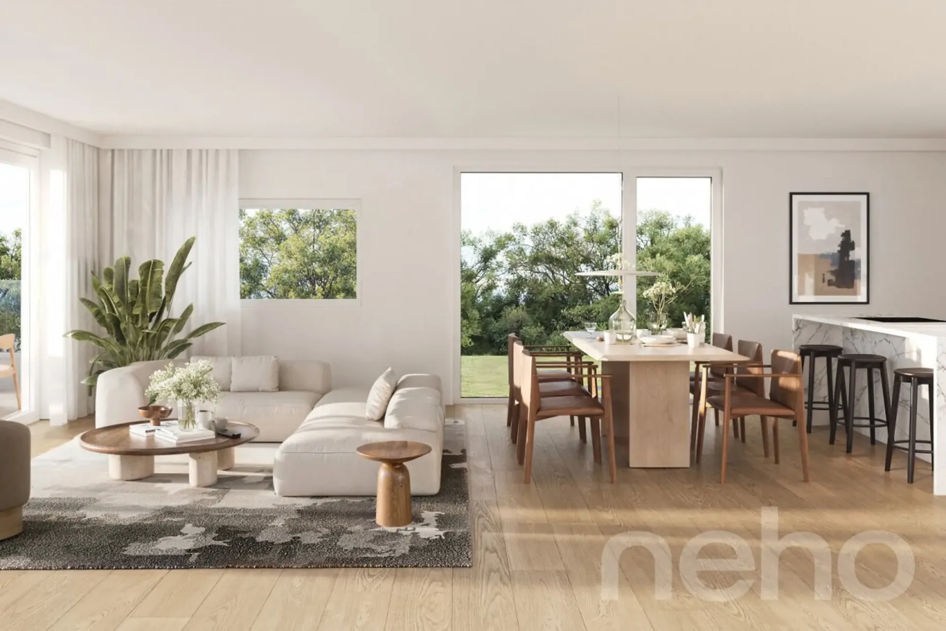 An elegant villa, bathed in light and close to nature
