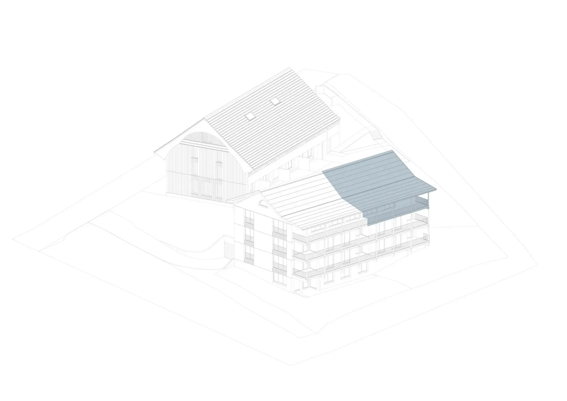 "Villigerscheune" 4.5 room attic maisonette apartment