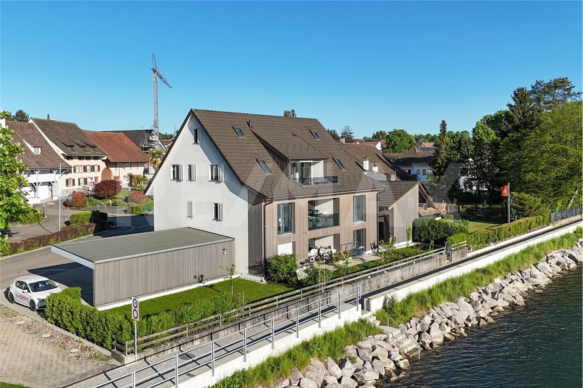 Rheinblick - Sentiment de vacances - Appartement-maisonnette 4,5 pièces à Wallbach à vendre