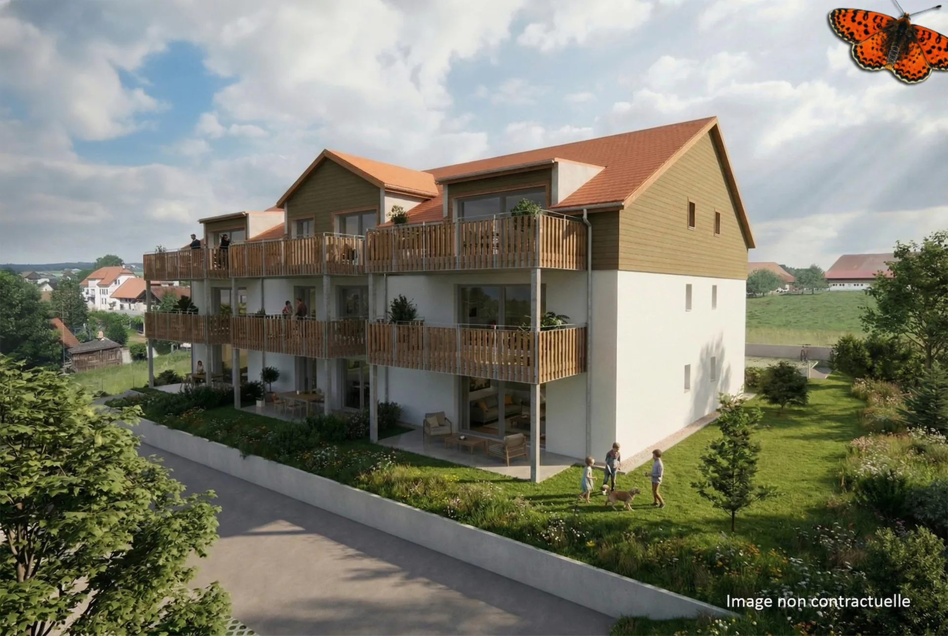 Beautiful 2½ rooms with large 16m2 balcony in new promotion