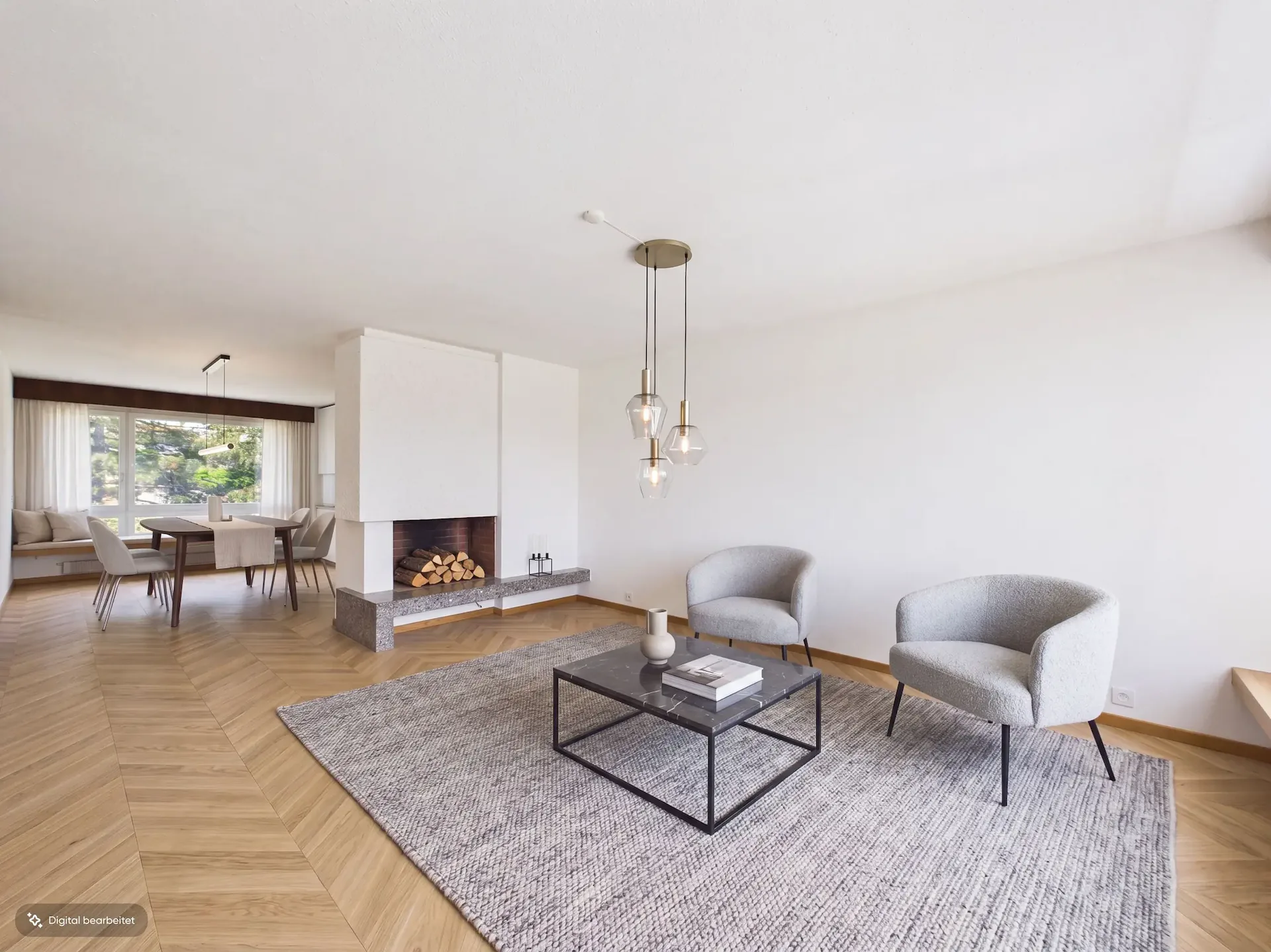 Appartement 5.5 pièces avec jardin d'hiver et cheminée à vendre à Wettswil