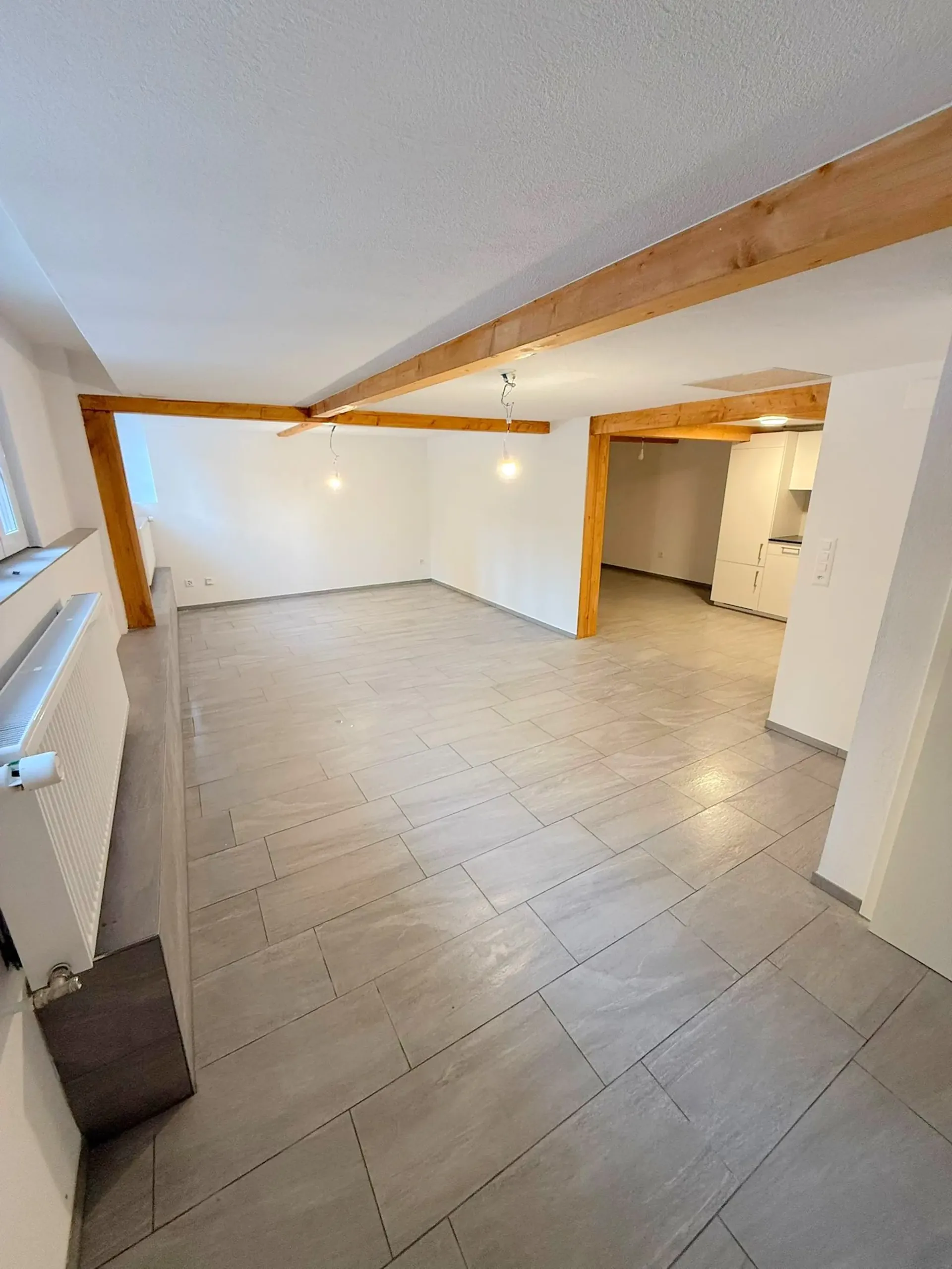Two-story studio