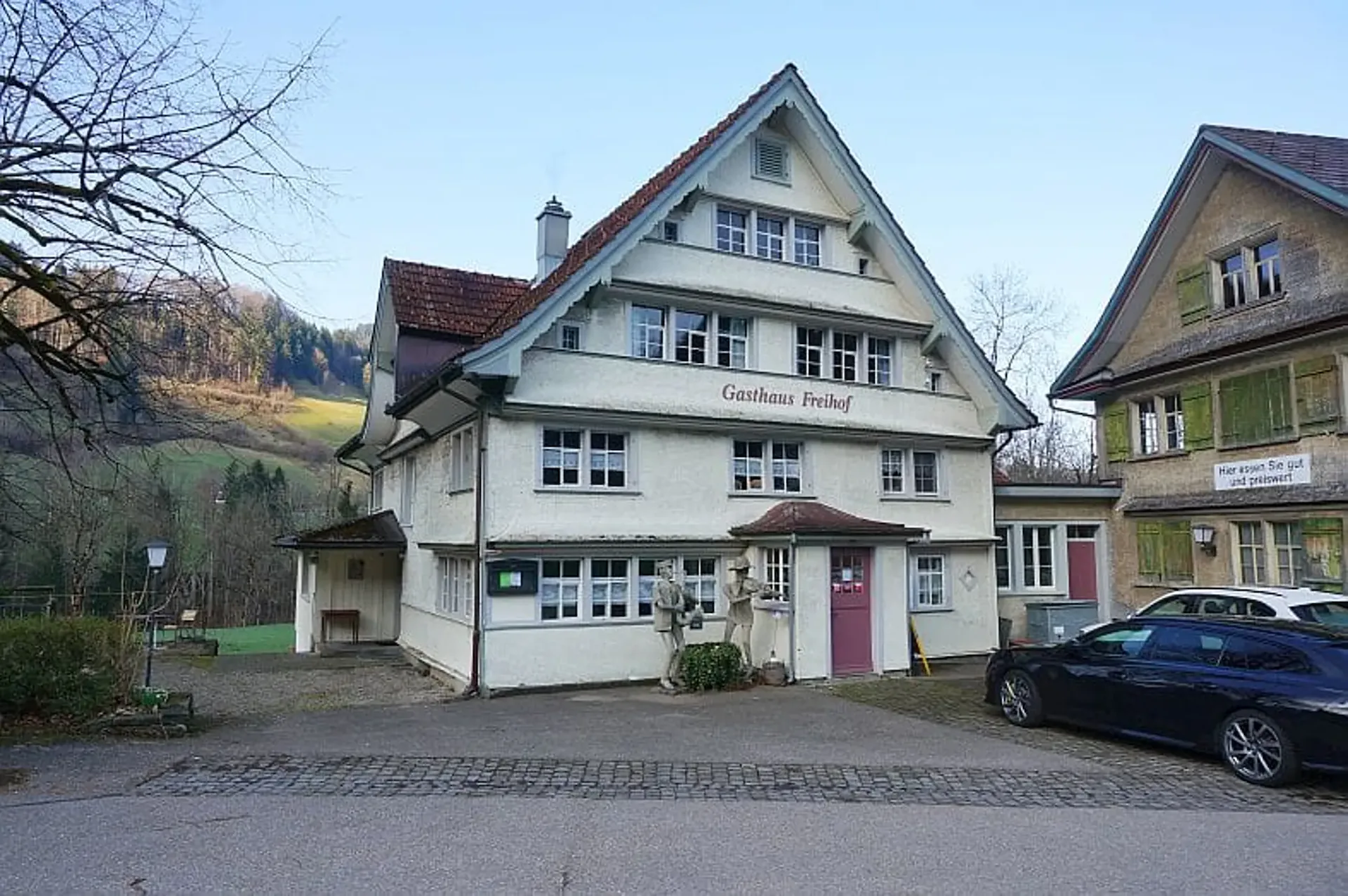 Ensemble with guest house, 2 apartments & barn in Nesslau - for sale