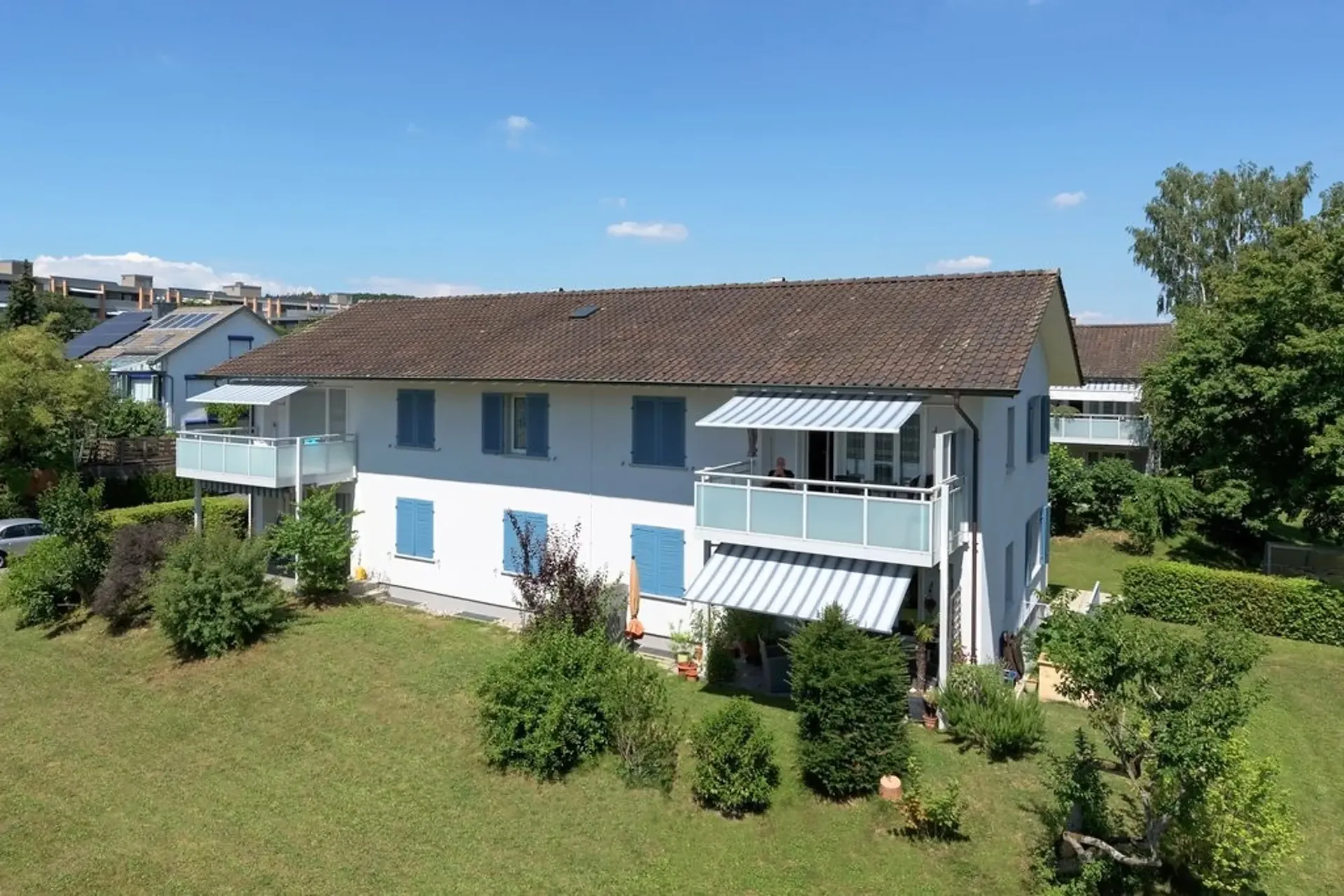 Idyllische Wohnung mit grossem Gartensitzplatz