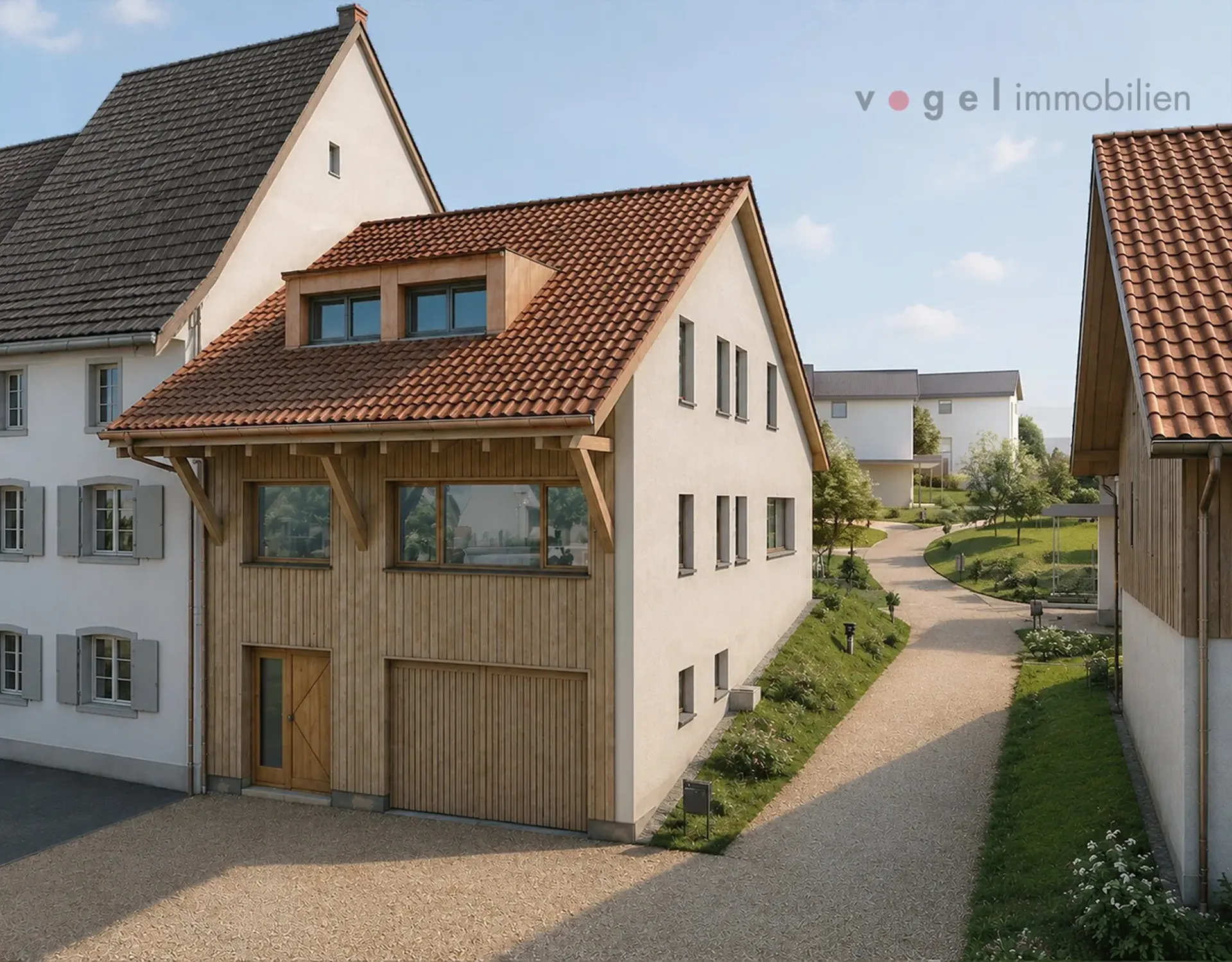Modern annex in Lampenberg, natural living with a far-reaching view