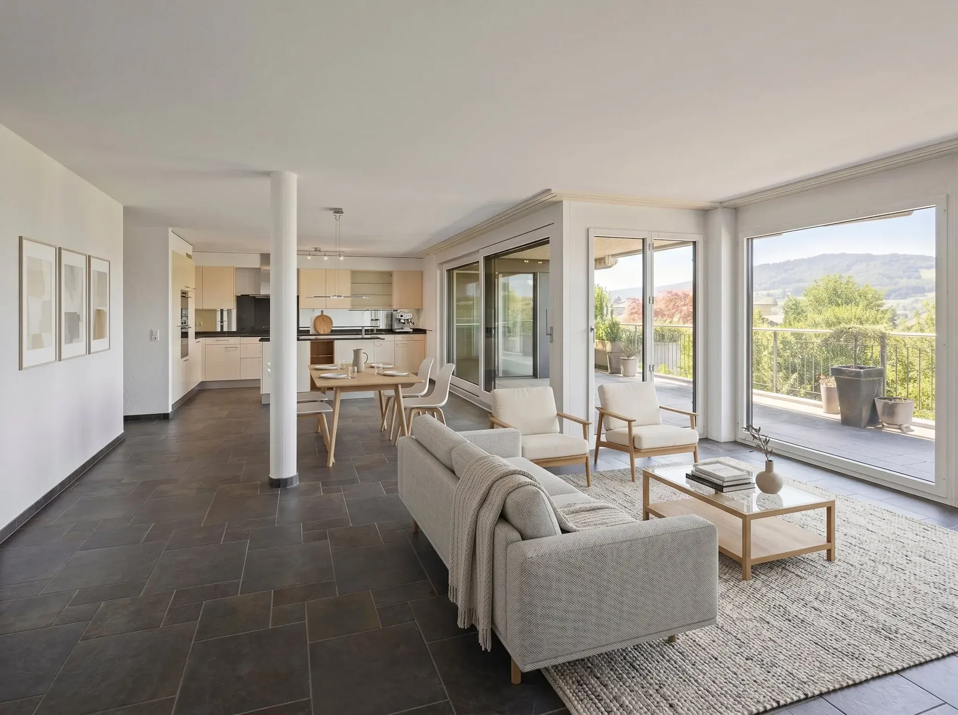 Grosszügige Wohnoase mit Weitsicht und Terrasse am Hallwilersee