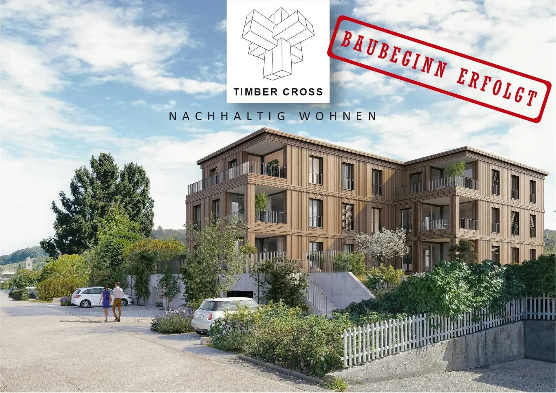 Construction start: Living in the green - Sustainable project with charm