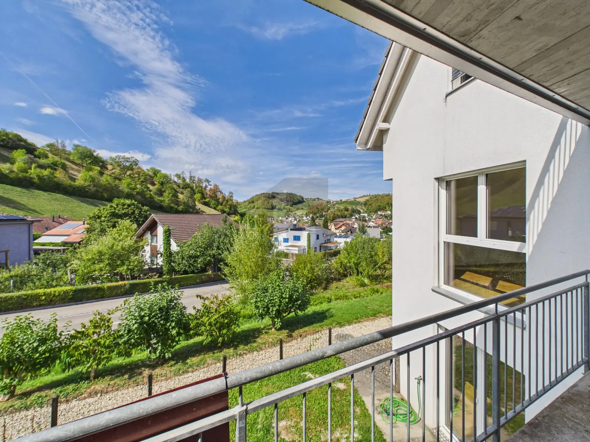 On two floors - with parking, balcony & garden