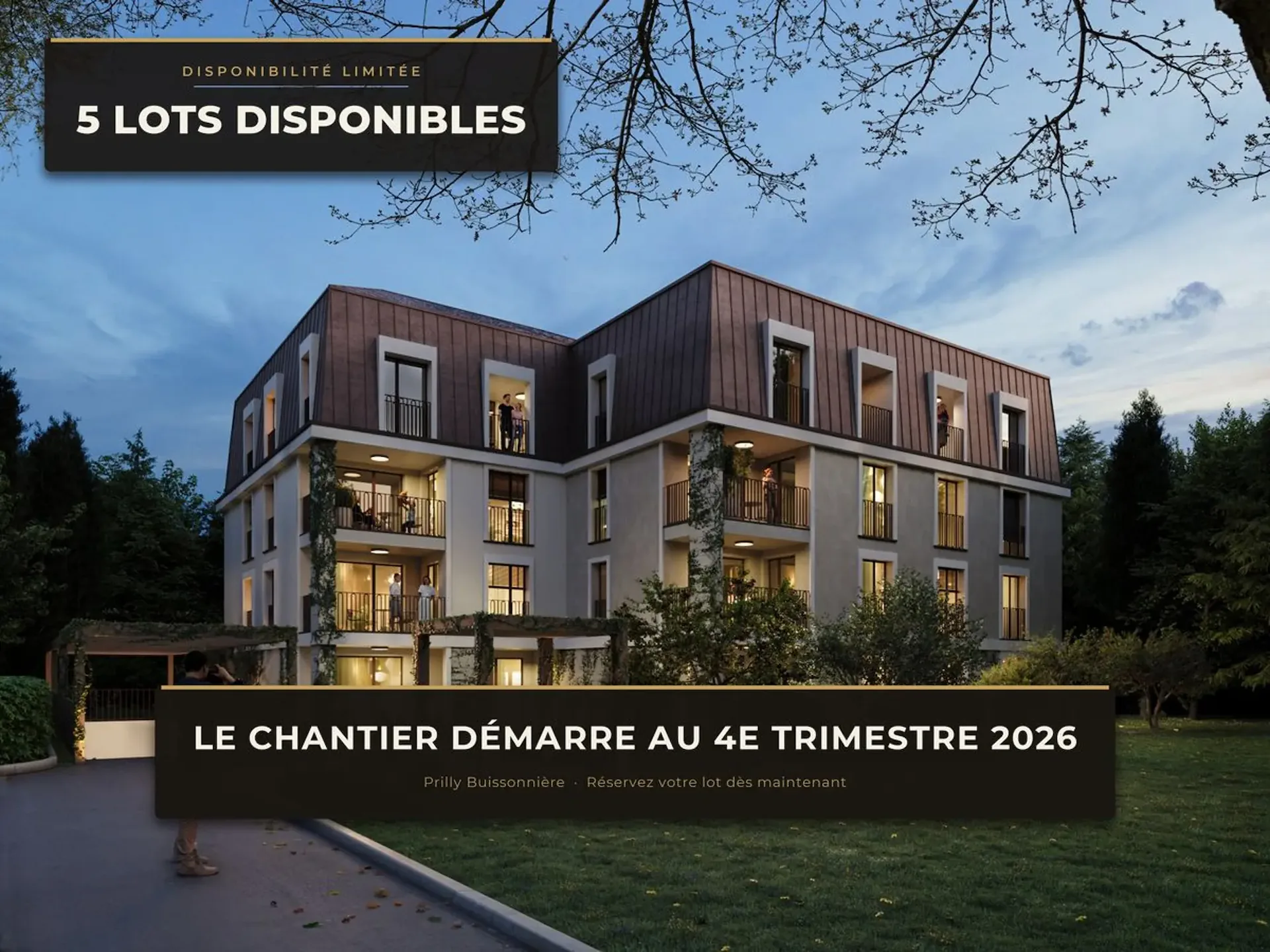 MORE THAN 5 UNITS AVAILABLE - Prilly Buissonnière - 4.5 ROOMS ON THE GROUND FLOOR