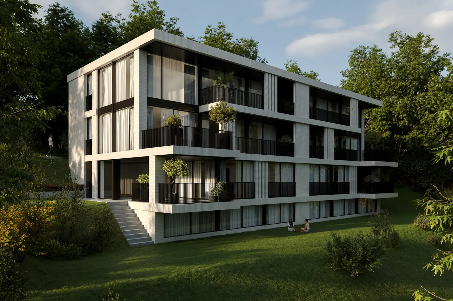 Garden apartment of a special kind