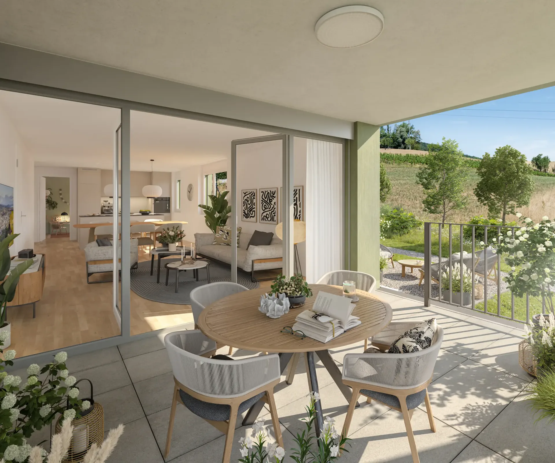 Nouveau bâtiment Fluhblick - vivre avec une vue, du confort et une qualité de vie