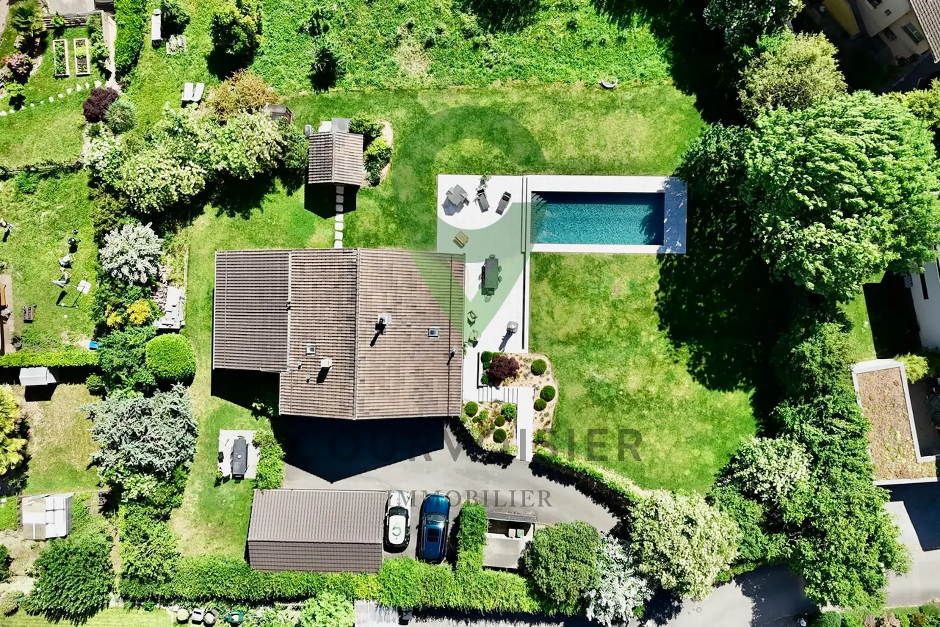 Appartement d'exception de 6,5 pièces avec piscine et jardin privés