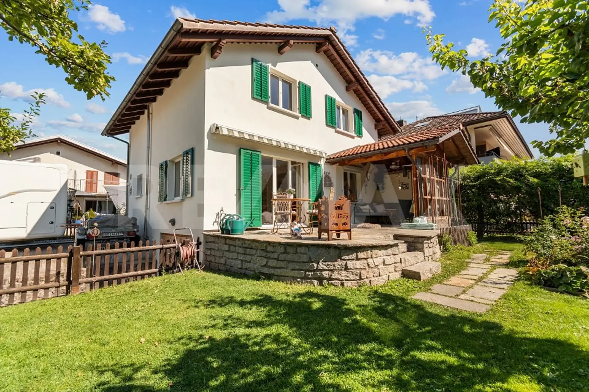 Charming single-family house with garden idyll, quiet and central in Landquart