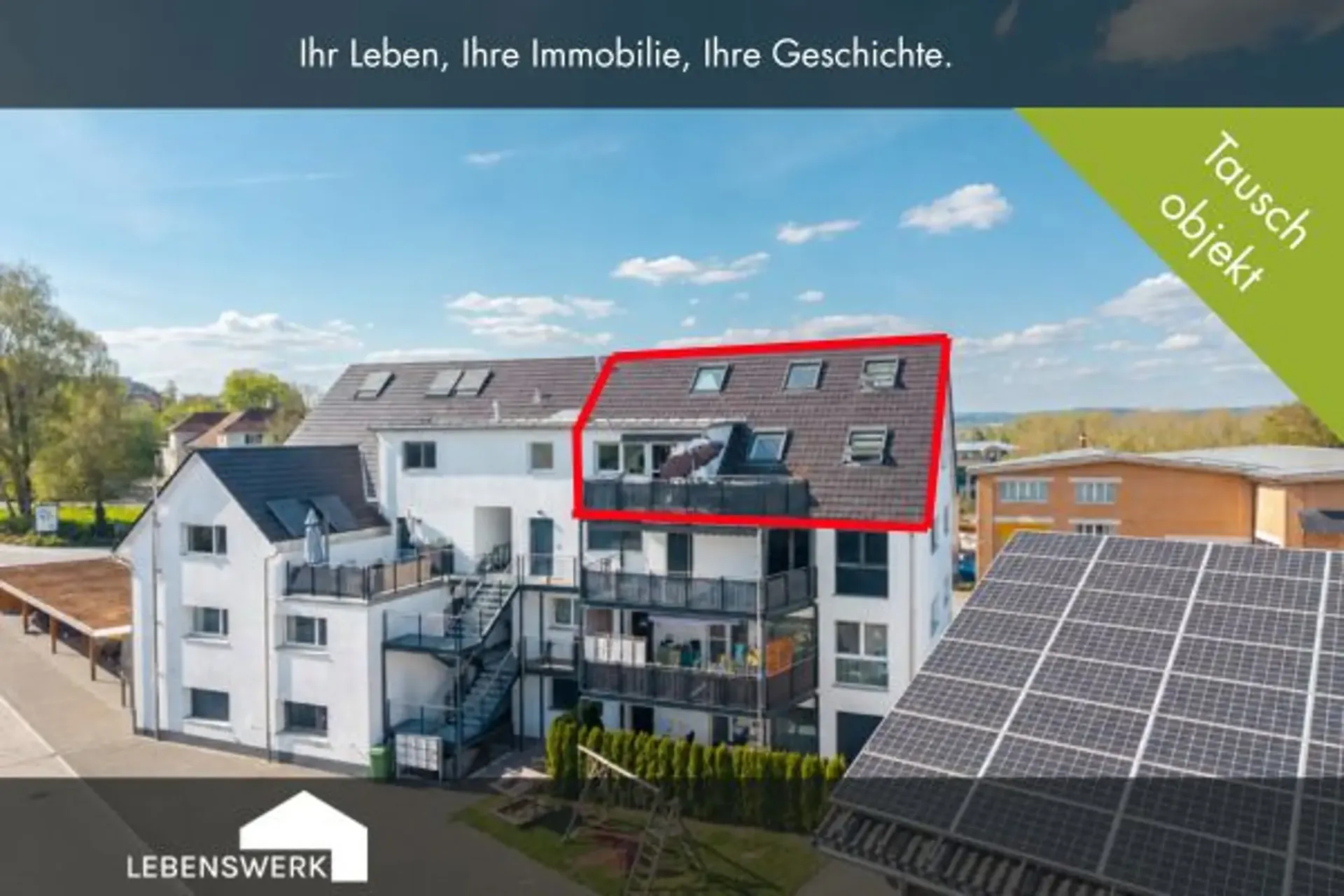 À échanger : majestueuse maisonnette de 5,5 pièces dans le cœur de Tägerwil