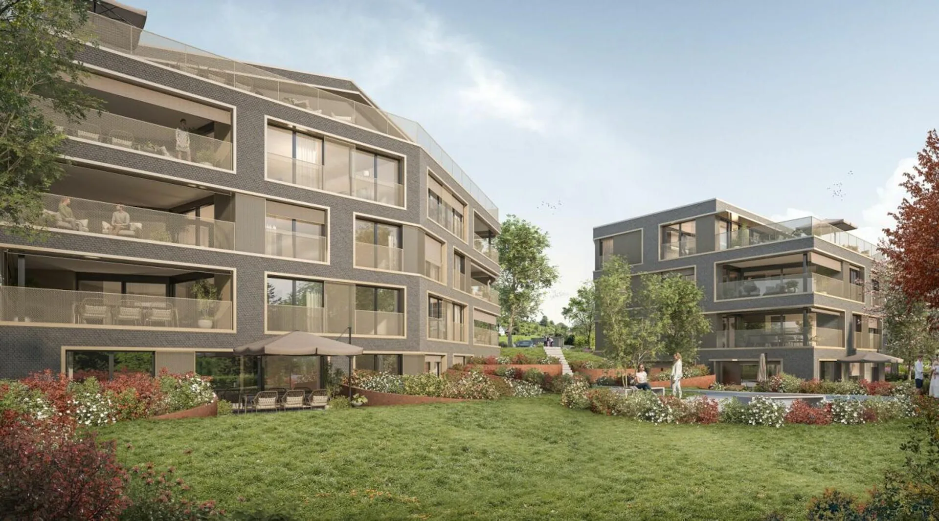 New construction project Buchenpark: 5.5-room garden apartment!