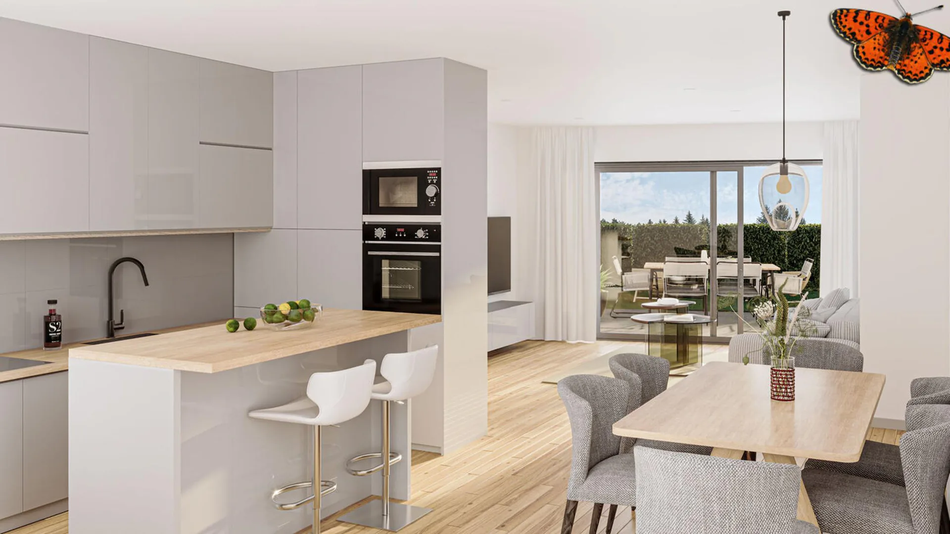 Neues Haus mit 3,5 Zimmern im Zentrum von Épendes