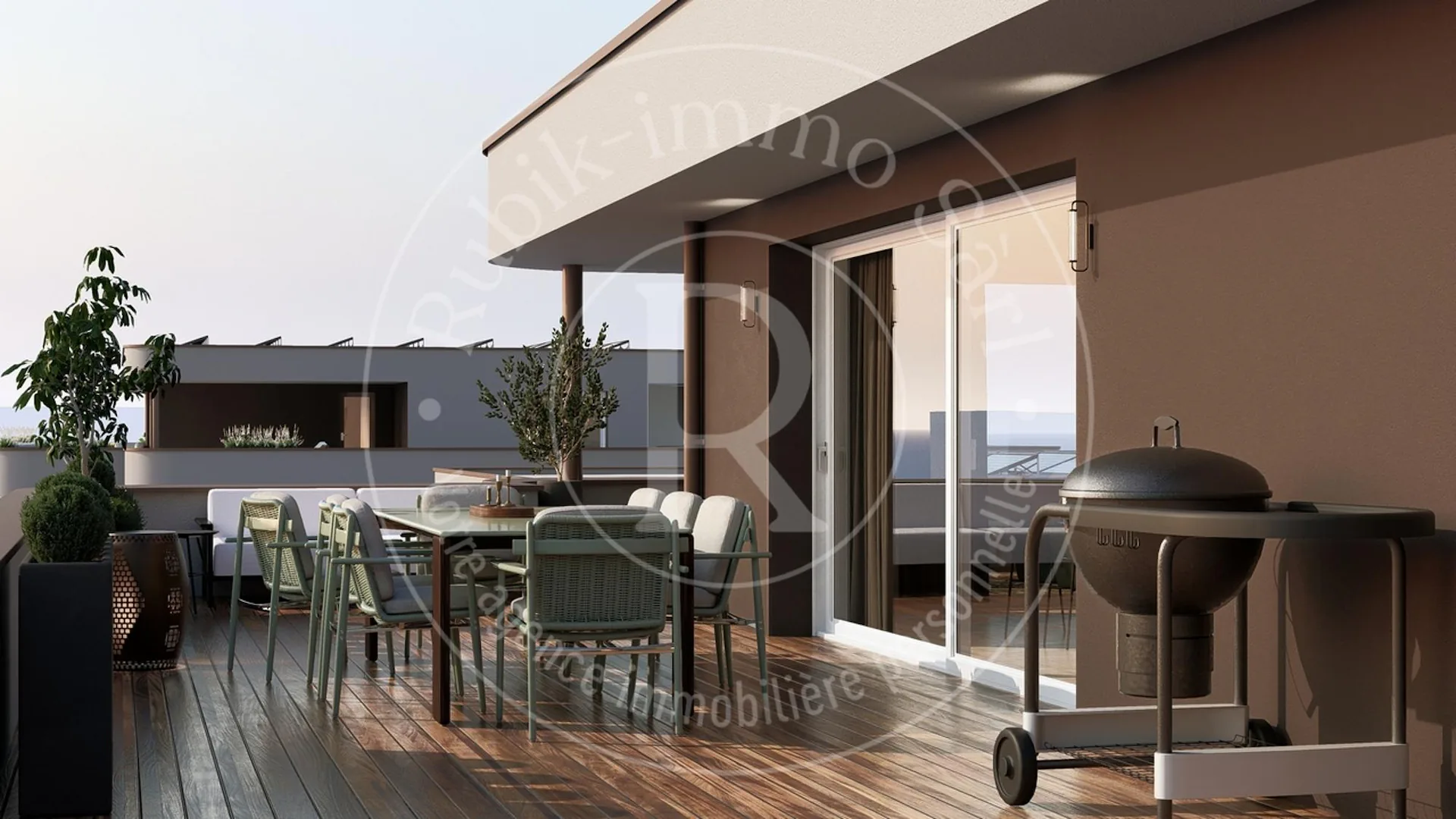 Magnificent 5.5-room attics of 162m² with a 153m² terrace