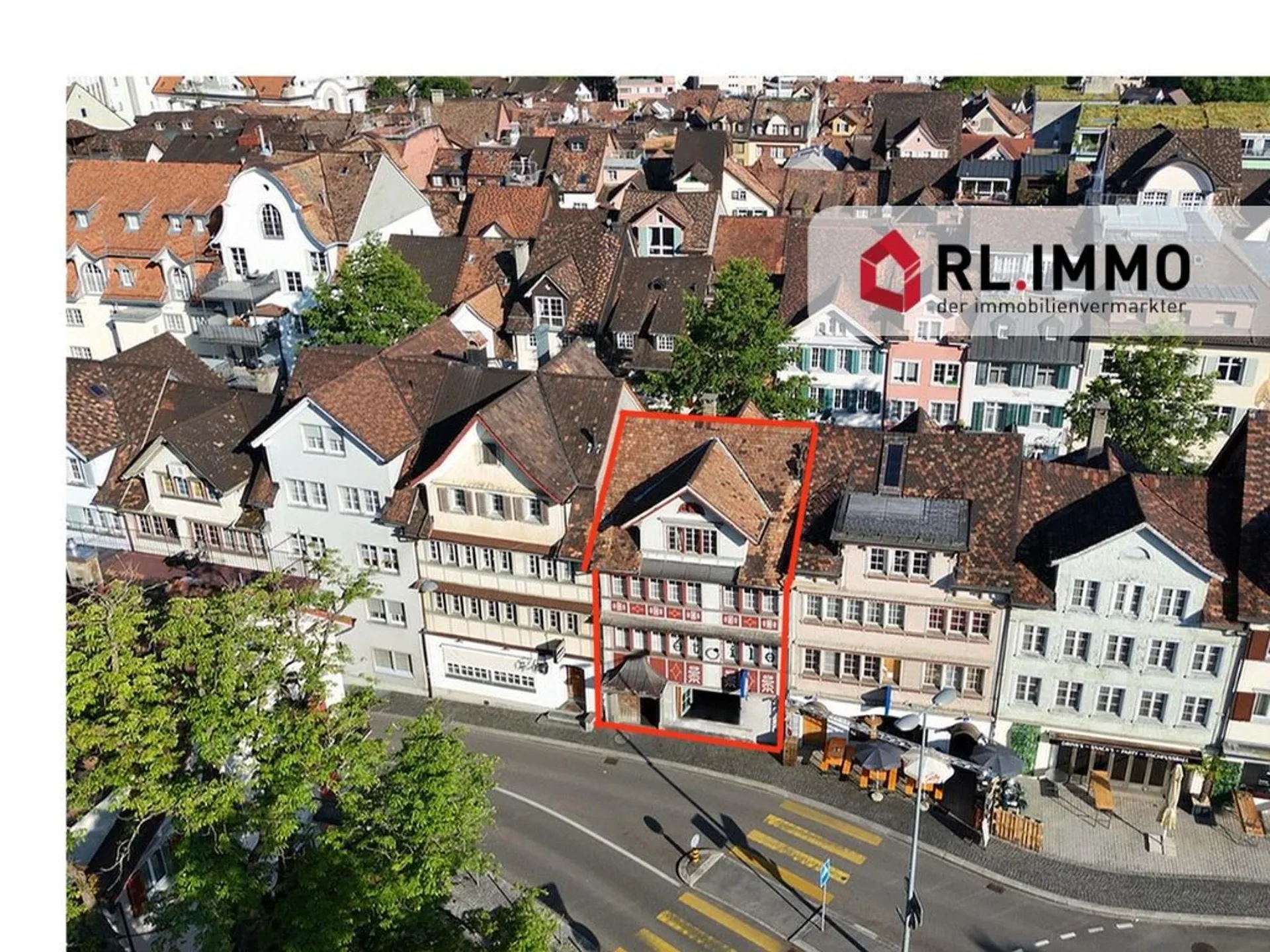 Maison d'habitation et de commerce charmante au cœur d'Altstätten à vendre