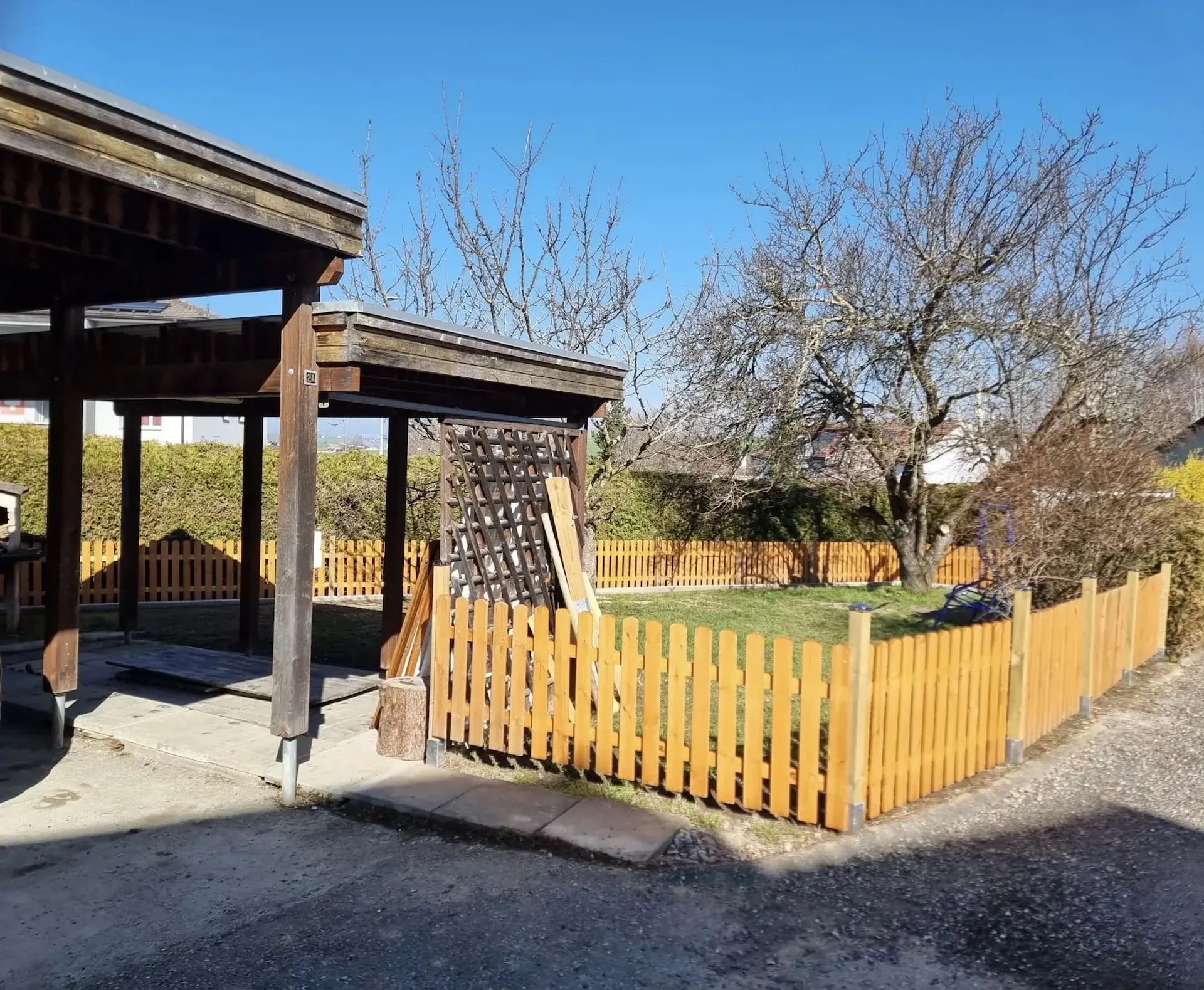 4,5 pièces avec grand jardin au centre de Farvagny