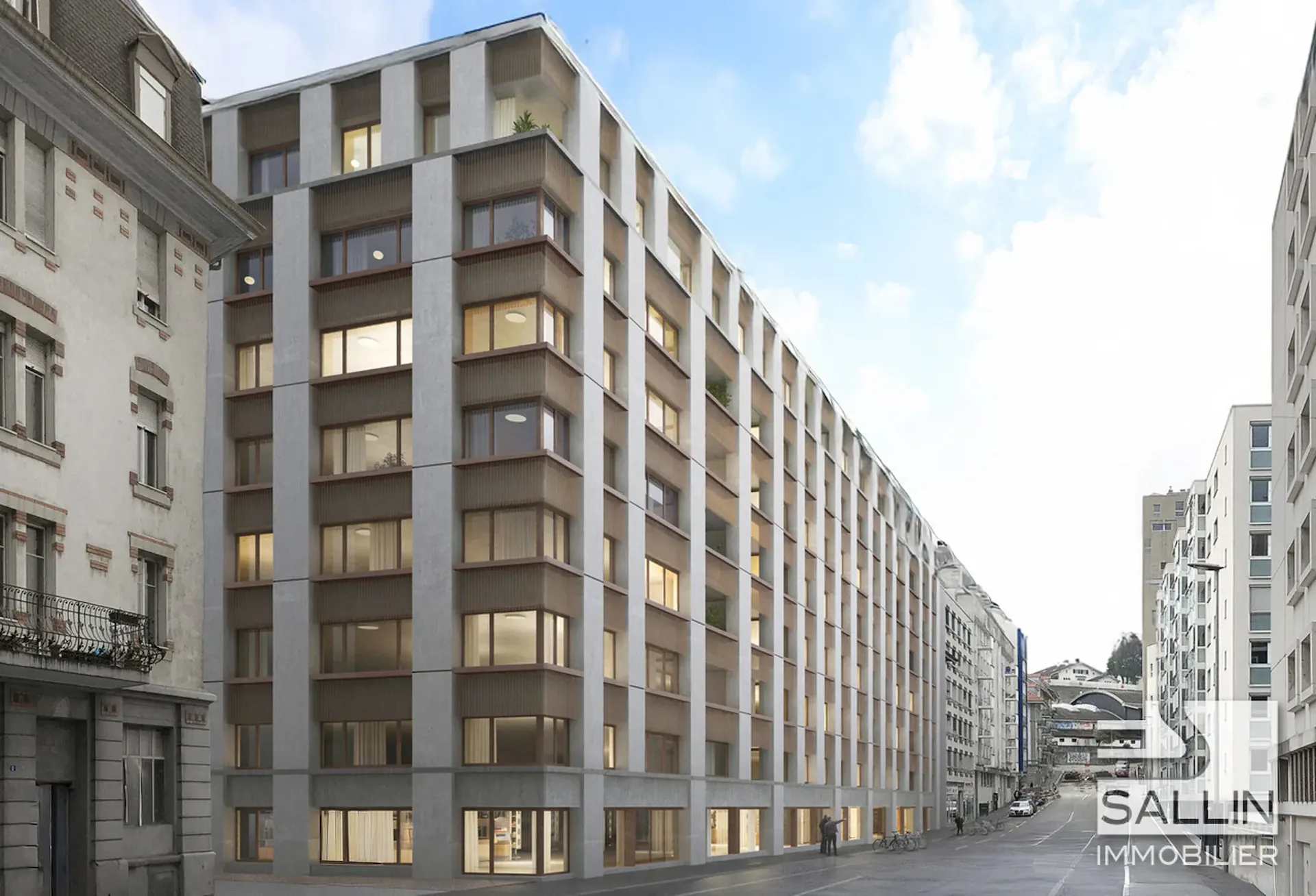 Local commercial d'env. 45 m² avec  dépôt d'env. 35 m² au centre ville