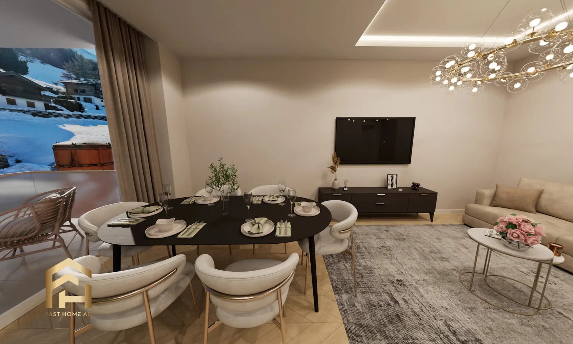 Exclusive new construction project: High-quality 3.5-room apartment