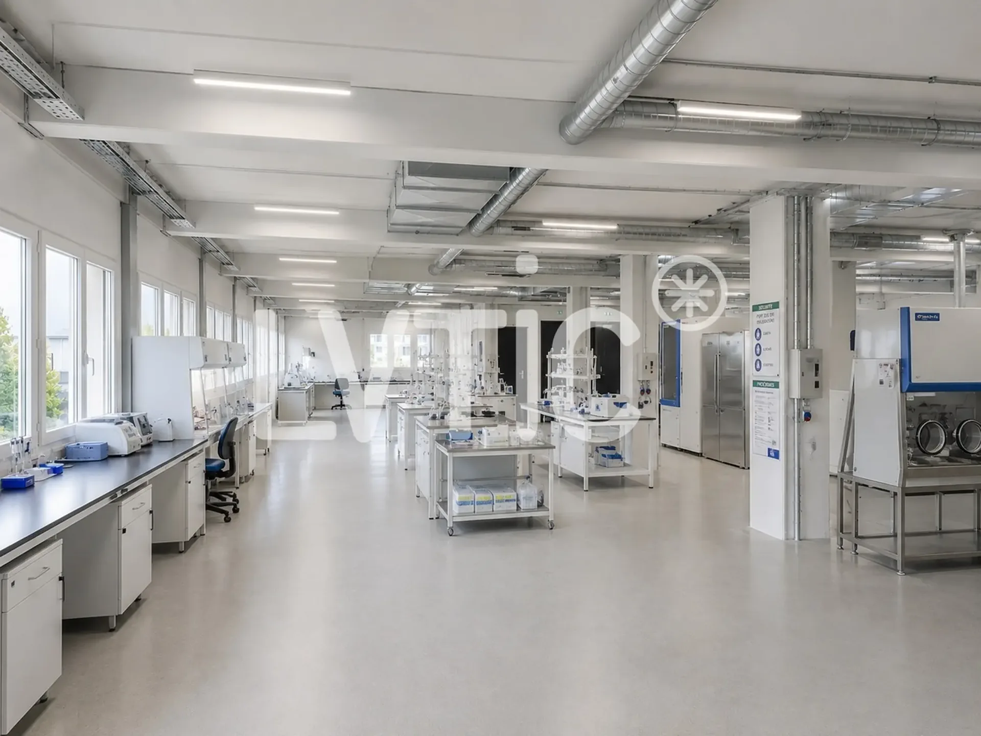 Atelier, labo de 842 m2 à louer au Mont-sur-Lausanne / Blécherette