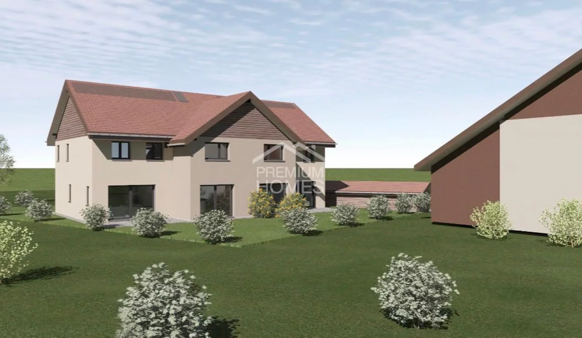 Terreno edificabile in vendita a Chenens - Progetto autorizzato di 2 ville