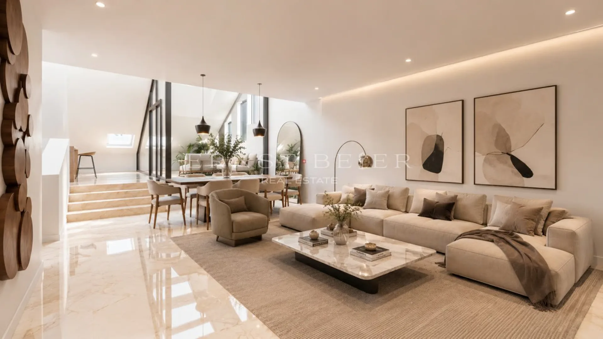 PROMOTION SUR PLANS - Magnifique duplex de standing 6 pièces avec loggia - 189m2