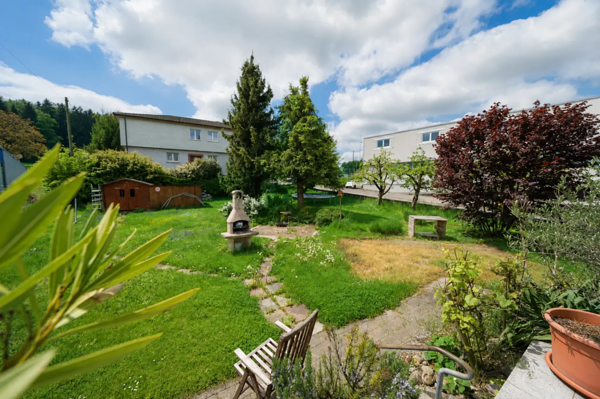 Einfamilienhaus mit Baulandreserve