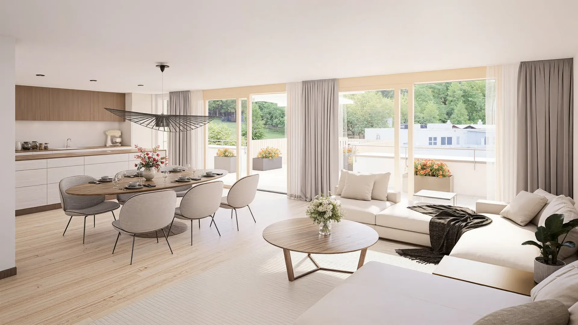 Appartement attique spacieux 5.5 pièces avec vue sur le Seeland