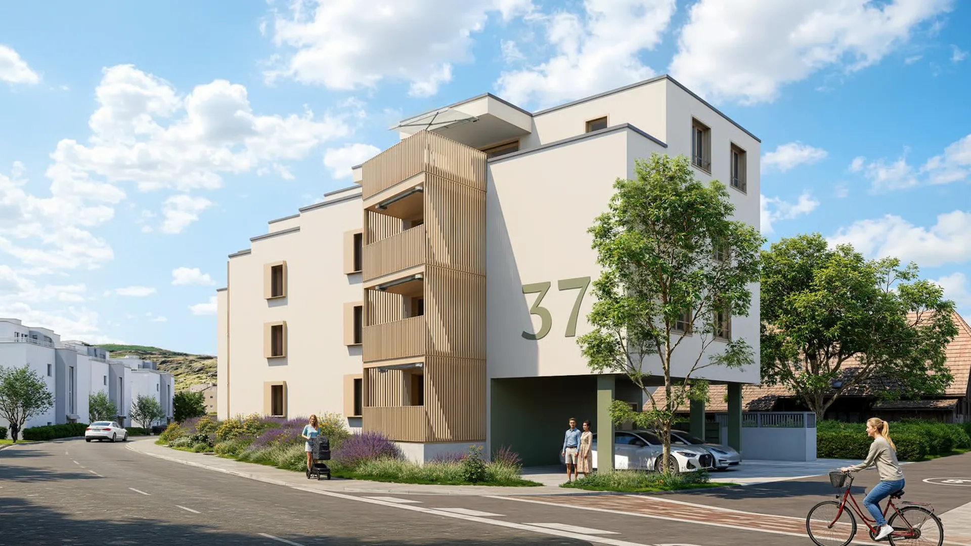 Appartement en attique de 4,5 pièces avec terrasses spacieuses