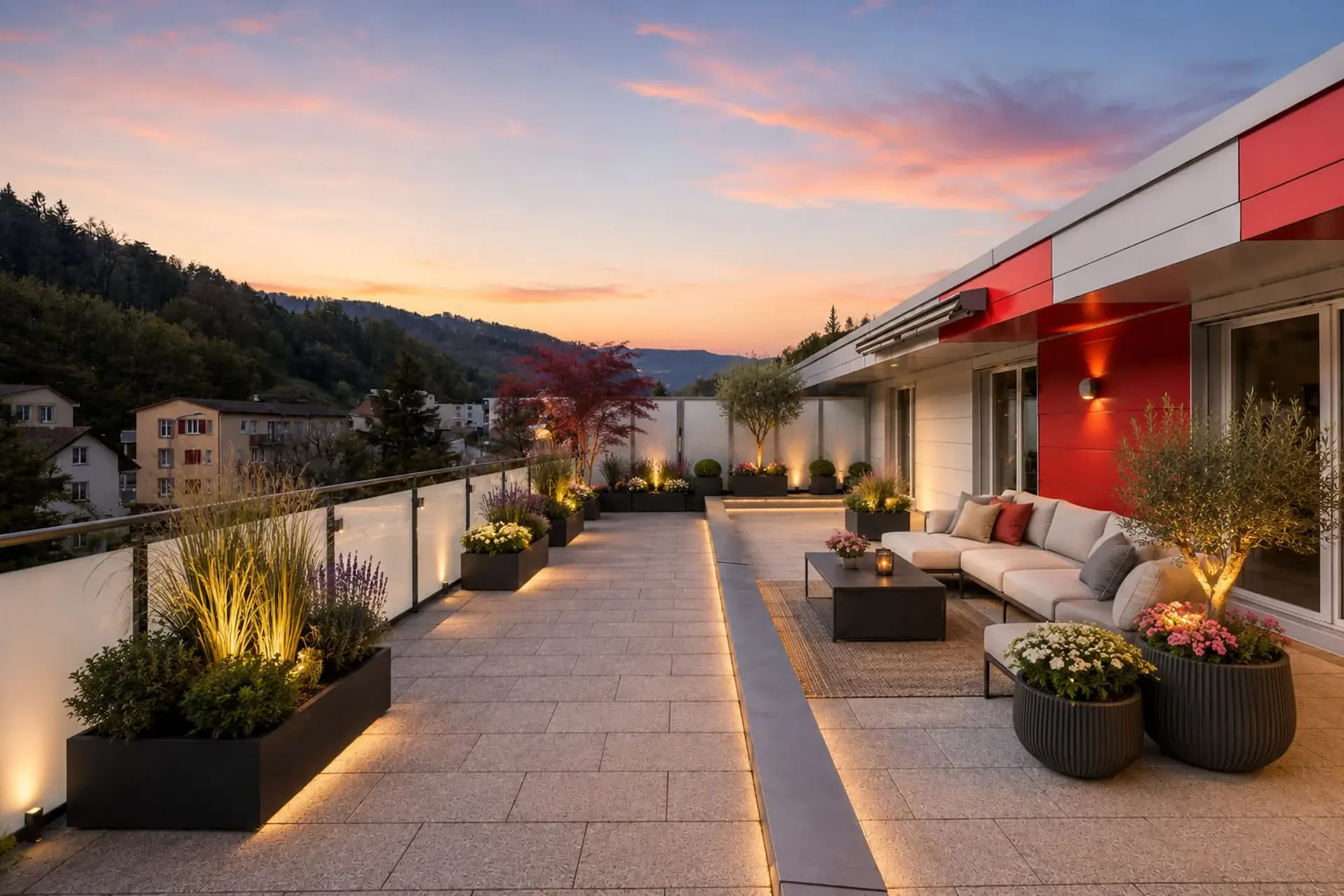 Appartamento in mansarda di 4,5 locali con grande terrazza sul tetto!