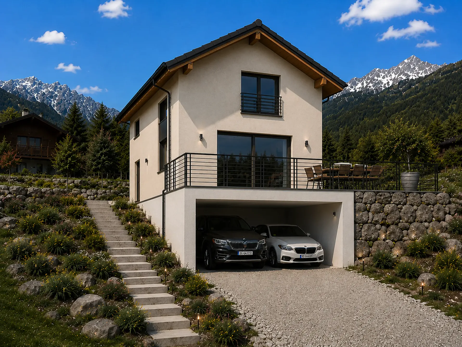 Magnificent chalet under construction