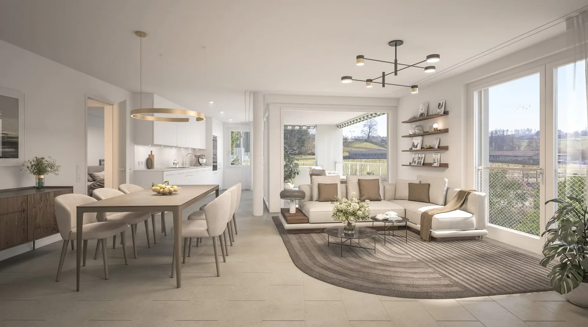 New construction project Schachenweid - Garden maisonette apartment - Home between city and nature