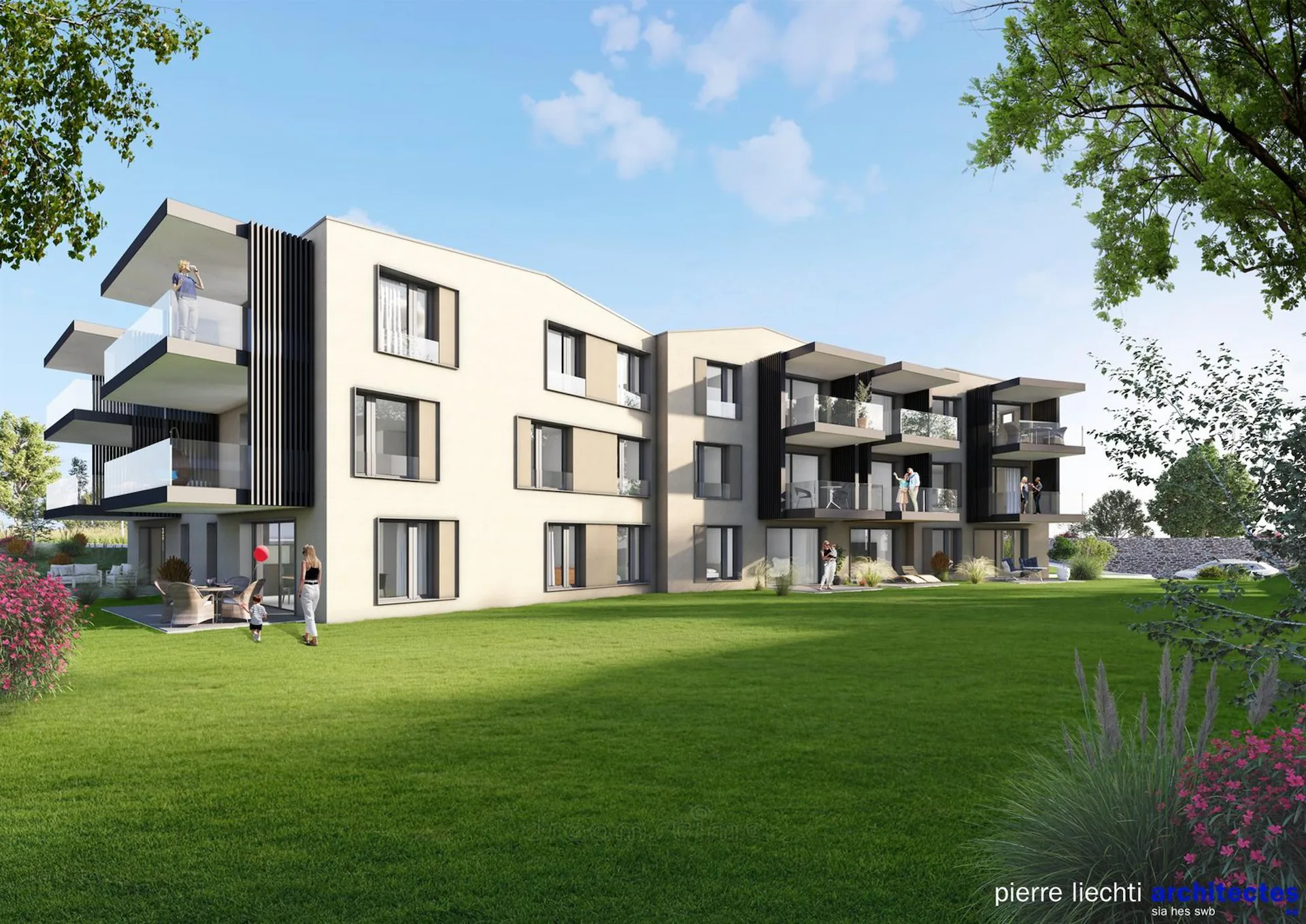 3.5-room apartment with loggia in Cortaillod