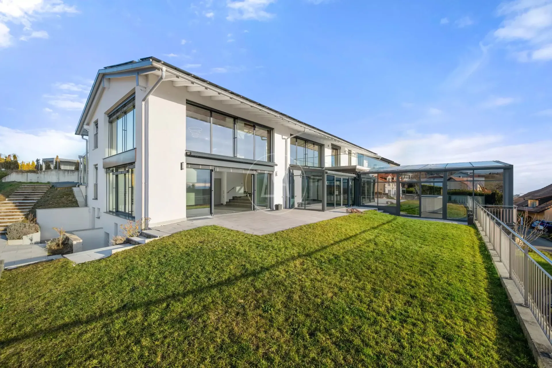 Villars-Sainte-Croix - Exceptional villa with lake and mountain view
