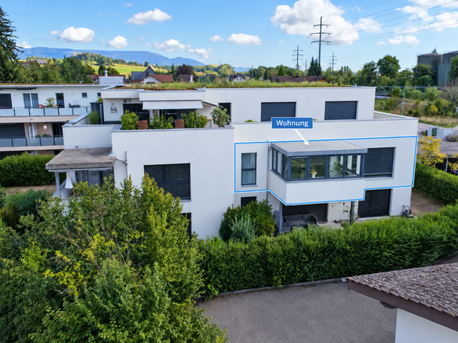 Rêve de maison avec balcon utilisable toute l'année