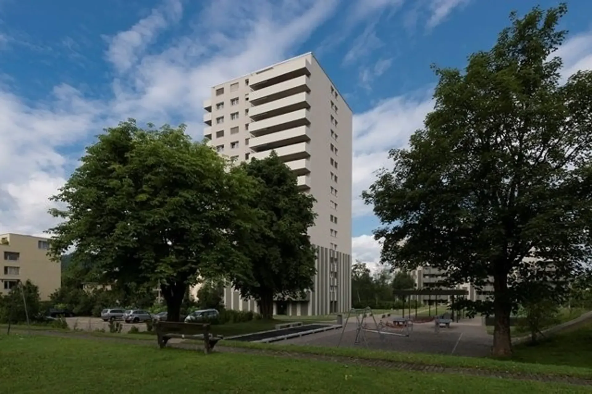 Well connected in the center of Nussbaumen