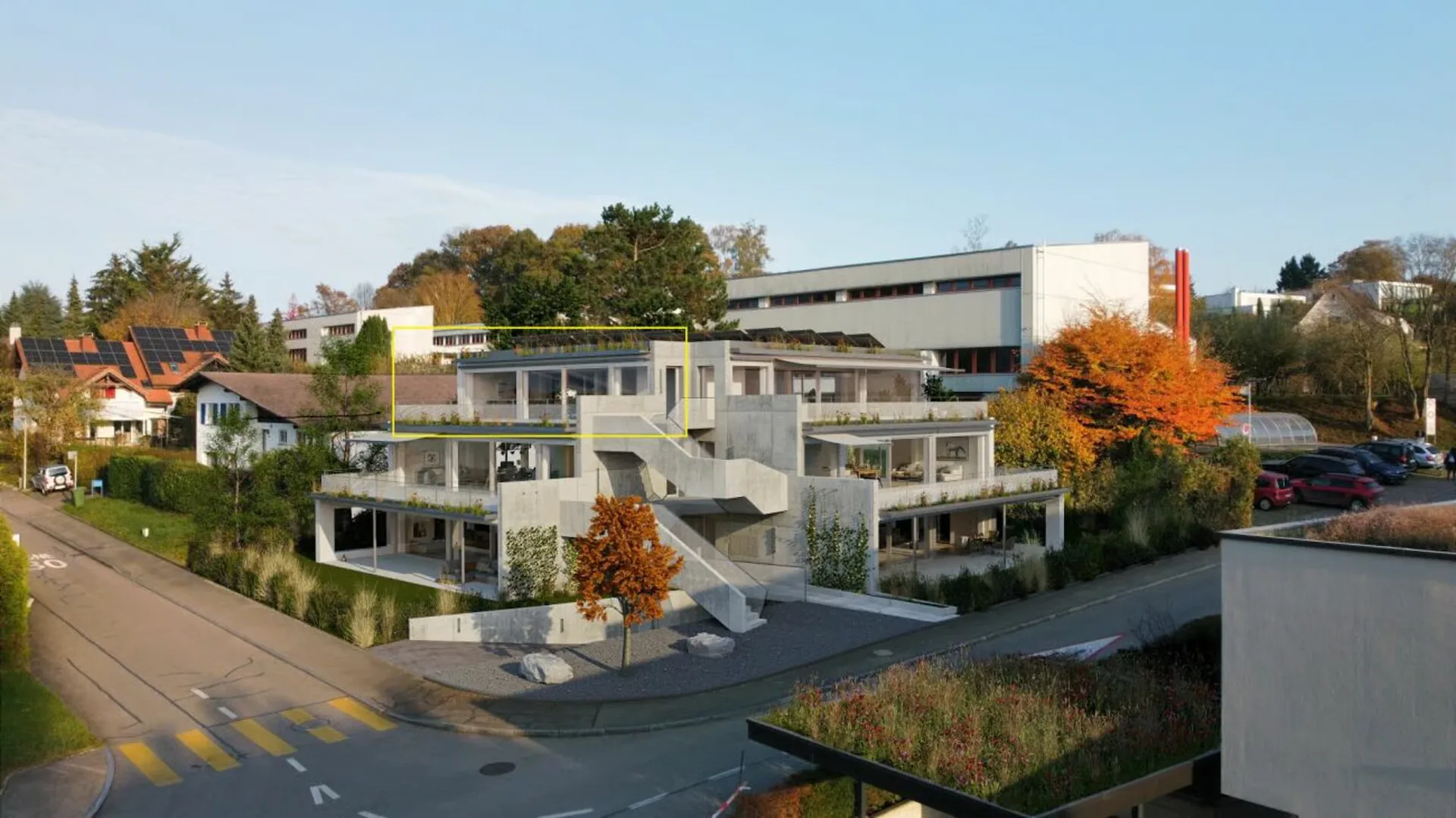 Neubau-Attikawohnung mit Seesicht in Ipsach