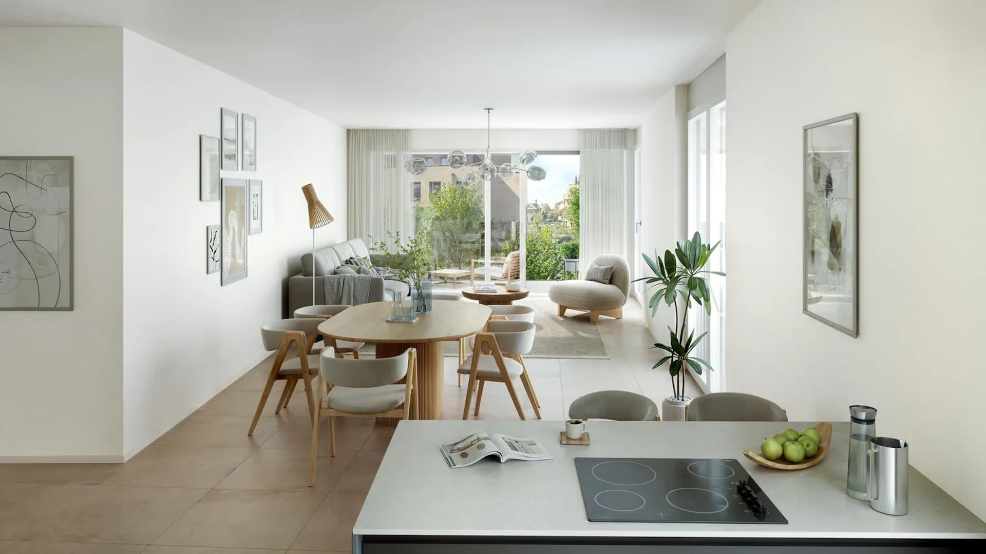 2.5-room apartment with loggia - Le Landeron