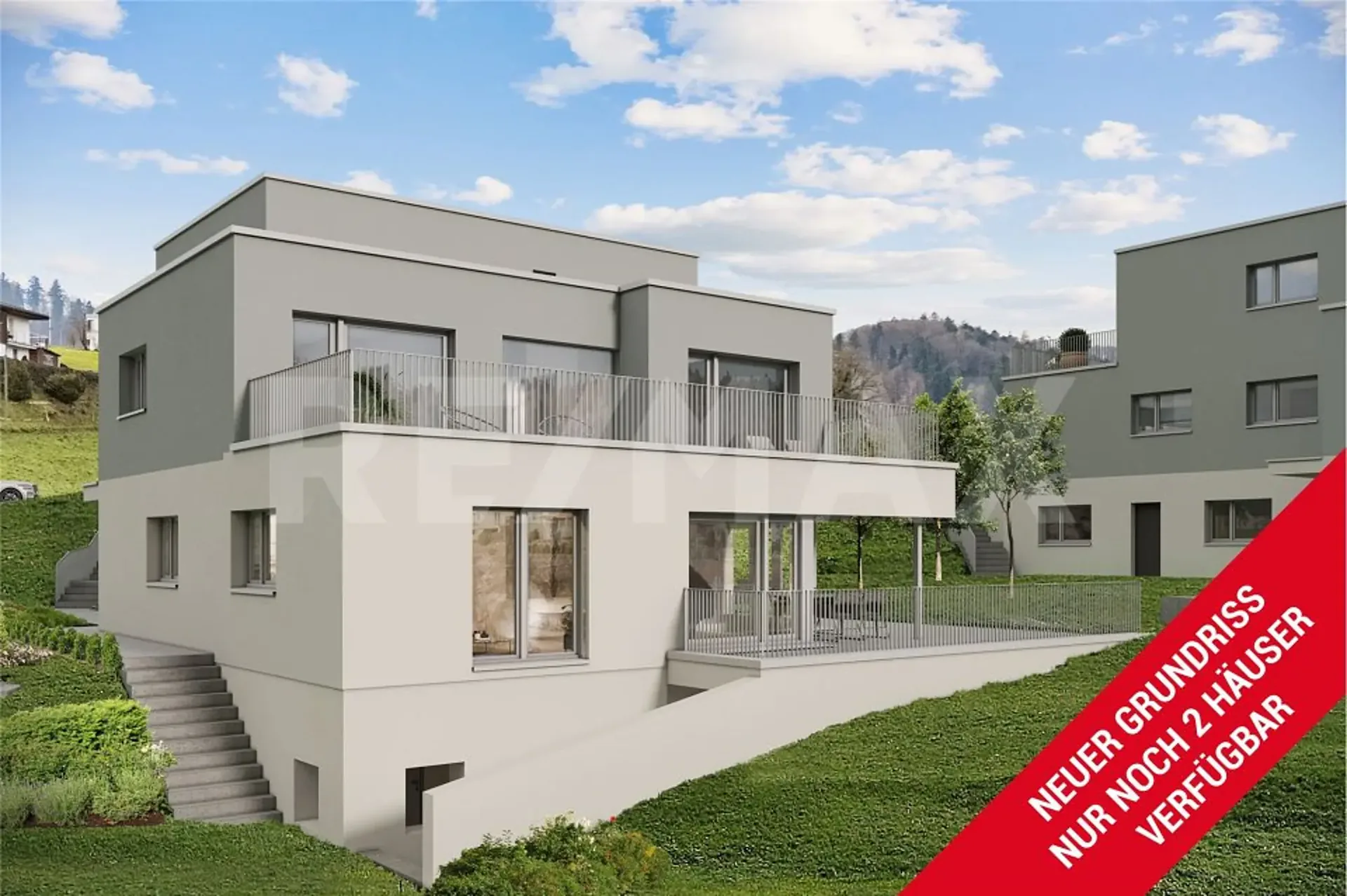Case unifamiliari di alta qualità: con vista sul verde, terrazza e costruzione sostenibile (Casa 4b)